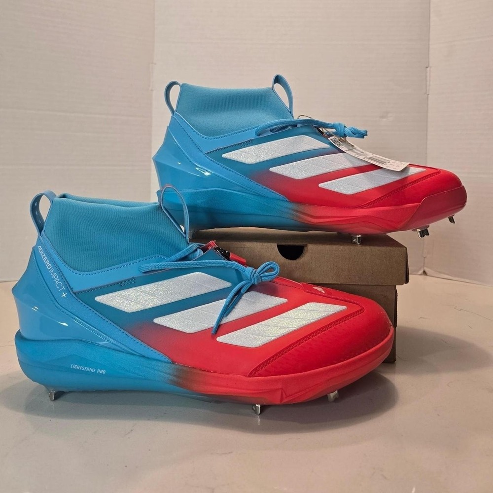 Adidas Adizero Impact+ 2.0 Candy Metal Baseball Cleats JQ4258 Men's Size 15